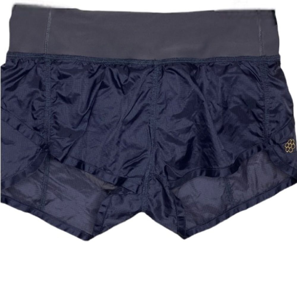 Honeycut Wms Sz XS Gray INDI High Waisted Supples Waistband Nylon Running Shorts